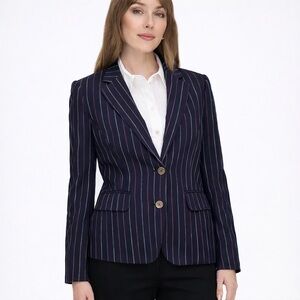 Women's "twenty one" Brand Striped Blazer